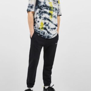 Oversized T-shirt with tie-dye print